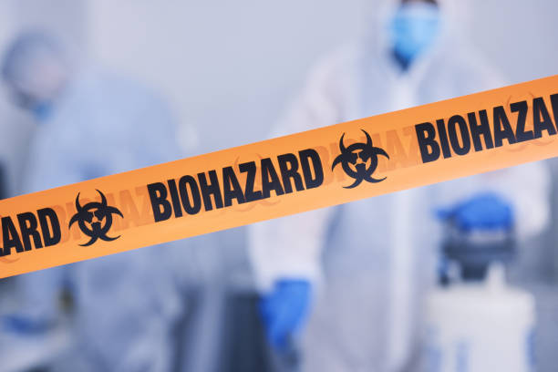 Professional Biohazard technician working in Orondo, WA
